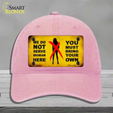 Bring Your Own Novelty License Plate Hat Unconstructed Cotton / Pink