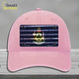 Maine Corrugated Flag Novelty License Plate Hat Unconstructed Cotton / Pink