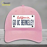 Go UC Berkeley Novelty License Plate Hat Unconstructed Cotton / Pink