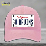 Go Bruins Novelty License Plate Hat Unconstructed Cotton / Pink