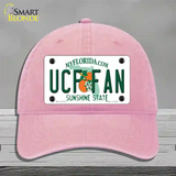 UCF Fan Novelty License Plate Hat Unconstructed Cotton / Pink