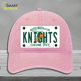 Knights Novelty License Plate Hat Unconstructed Cotton / Pink