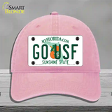 Go USF Novelty License Plate Hat Unconstructed Cotton / Pink