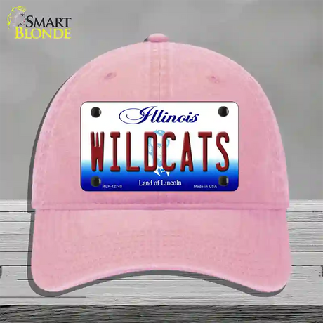 Wildcats Novelty License Plate Hat Unconstructed Cotton / Pink