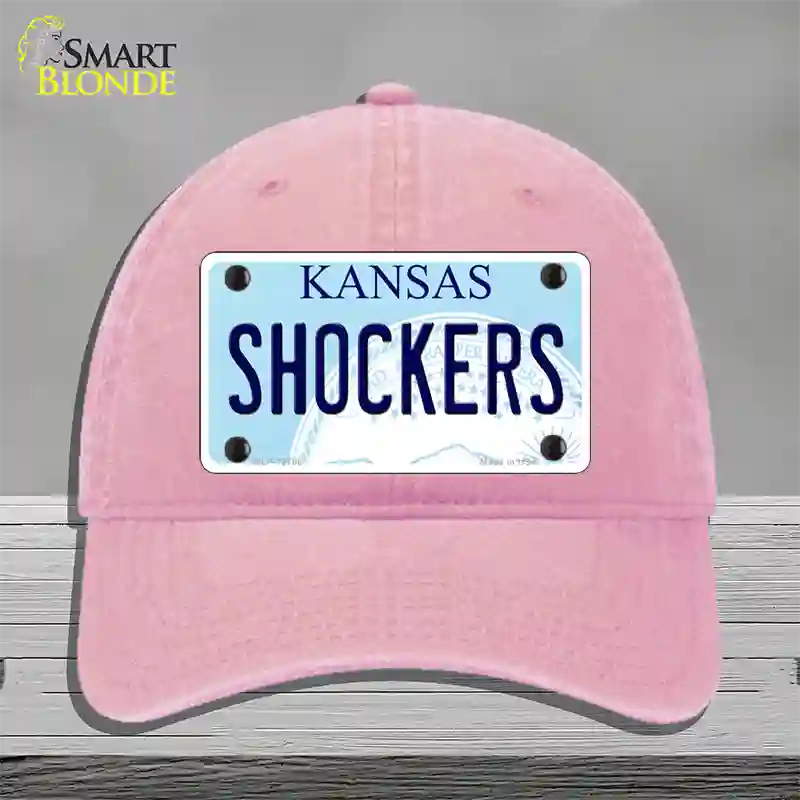 Shockers Novelty License Plate Hat Tag Unconstructed Cotton / Pink