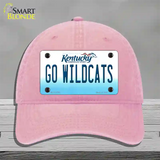 Kentucky Go Wildcats Novelty License Plate Hat Tag Unconstructed Cotton / Pink