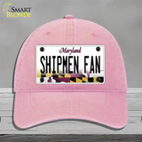 Shipmen Fan Novelty License Plate Hat Tag Unconstructed Cotton / Pink