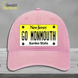 Go Monmouth Novelty License Plate Hat Unconstructed Cotton / Pink