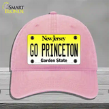 Go Princeton Novelty License Plate Hat Unconstructed Cotton / Pink