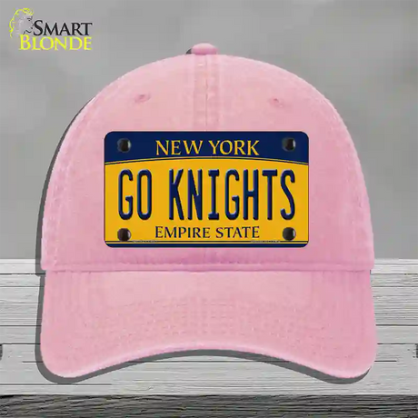 Go Black Knights Novelty License Plate Hat Unconstructed Cotton / Pink