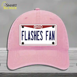 Flashes Fan Novelty License Plate Hat Unconstructed Cotton / Pink