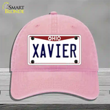 Xavier Novelty License Plate Hat Unconstructed Cotton / Pink