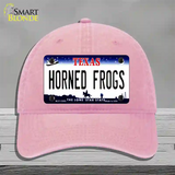 Horned Frogs Novelty License Plate Hat Unconstructed Cotton / Pink