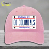 Go Colonials Novelty License Plate Hat Unconstructed Cotton / Pink