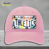 As Strip Art Novelty License Plate Hat Tag Unconstructed Cotton / Pink