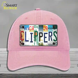 Clippers Strip Art Novelty License Plate Hat Tag Unconstructed Cotton / Pink