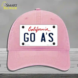 Go Athletics Novelty License Plate Hat Tag Unconstructed Cotton / Pink