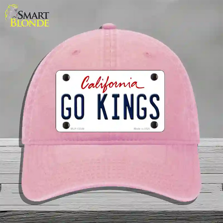 Go Kings California Novelty License Plate Hat Tag Unconstructed Cotton / Pink