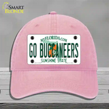 Go Buccaneers Novelty License Plate Hat Tag Unconstructed Cotton / Pink