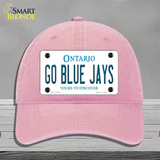 Go Blue Jays Novelty License Plate Hat Tag Unconstructed Cotton / Pink