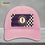 Kentucky Racing Flag Novelty License Plate Hat Tag Unconstructed Cotton / Pink