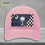 South Carolina Racing Flag Novelty License Plate Hat Tag Unconstructed Cotton / Pink