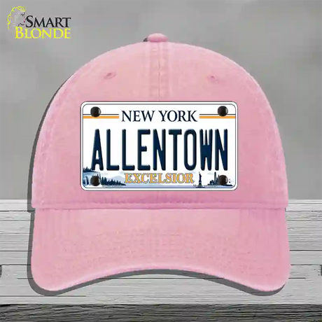 Allentown Excelsior New York Novelty License Plate Hat Tag Unconstructed Cotton / Pink