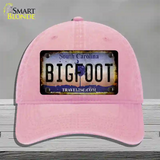 Bigfoot South Carolina Novelty License Plate Hat Tag Unconstructed Cotton / Pink