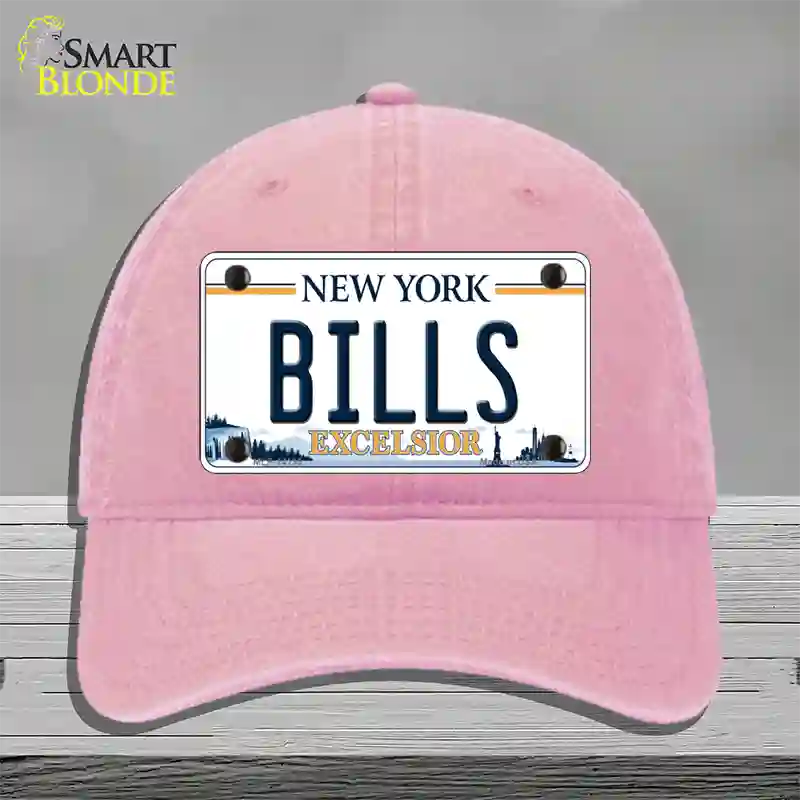 Bills New York Excelsior Novelty License Plate Hat Unconstructed Cotton / Pink