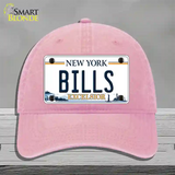 Bills New York Excelsior Novelty License Plate Hat Unconstructed Cotton / Pink