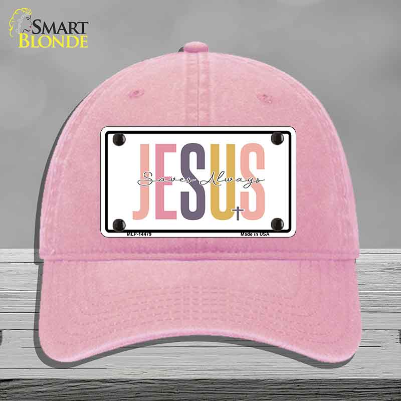 Jesus Saves Always Novelty License Plate Hat HAT-MLP-14479