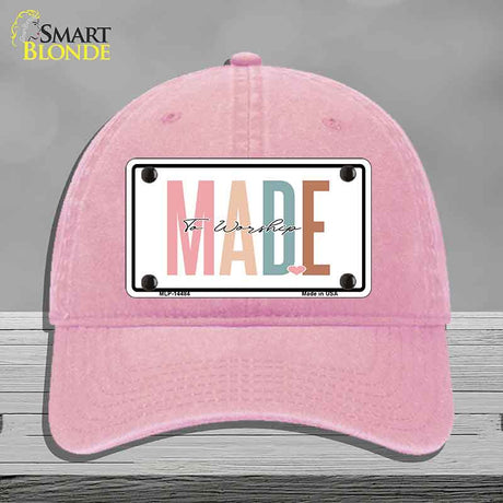 Made To Worship Novelty License Plate Hat HAT-MLP-14484