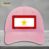 Gold Star Mother One Novelty License Plate Hat Unconstructed Cotton / Pink