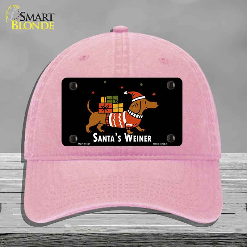 Santas Weiner Novelty License Plate Hat HAT-MLP-14551