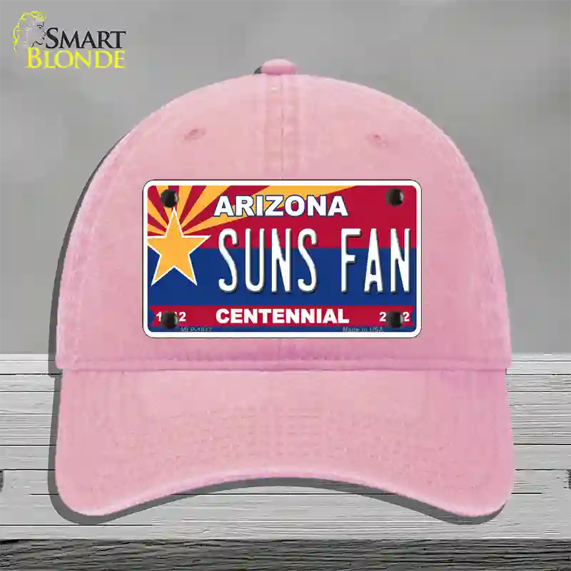 Arizona Centennial Suns Fan Novelty License Plate Hat Unconstructed Cotton / Pink