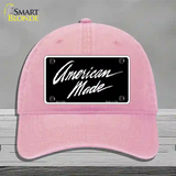 American Made Novelty License Plate Hat Unconstructed Cotton / Pink