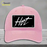 Hot Novelty License Plate Hat Unconstructed Cotton / Pink