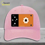 Northern Territory Flag Novelty License Plate Hat Unconstructed Cotton / Pink