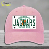 Jaguars Florida State Novelty License Plate Hat Unconstructed Cotton / Pink