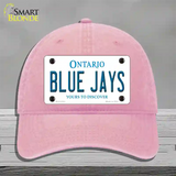 Blue Jays Toronto Canada Province Novelty License Plate Hat Unconstructed Cotton / Pink