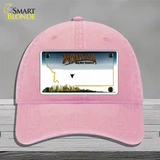 Montana State Blank Novelty License Plate Hat Unconstructed Cotton / Pink