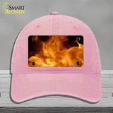 True Flame Novelty License Plate Hat Unconstructed Cotton / Pink