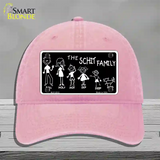 The Schit Family Novelty License Plate Hat Unconstructed Cotton / Pink