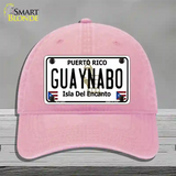 Guaynabo Puerto Rico Novelty License Plate Hat Unconstructed Cotton / Pink