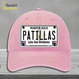 Patillas Puerto Rico Novelty License Plate Hat Unconstructed Cotton / Pink