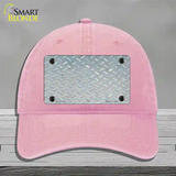 Silver Toolbox Diamond Novelty License Plate Hat Unconstructed Cotton / Pink