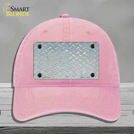 Silver Toolbox Diamond Novelty License Plate Hat Unconstructed Cotton / Pink