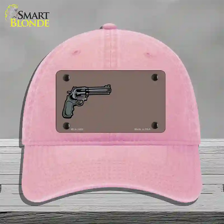 Gun Offset Customizable Novelty License Plate Hat Unconstructed Cotton / Pink