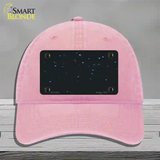 Stars Novelty License Plate Hat Unconstructed Cotton / Pink