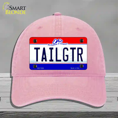 Tailgtr Ohio State Novelty License Plate Hat Unconstructed Cotton / Pink